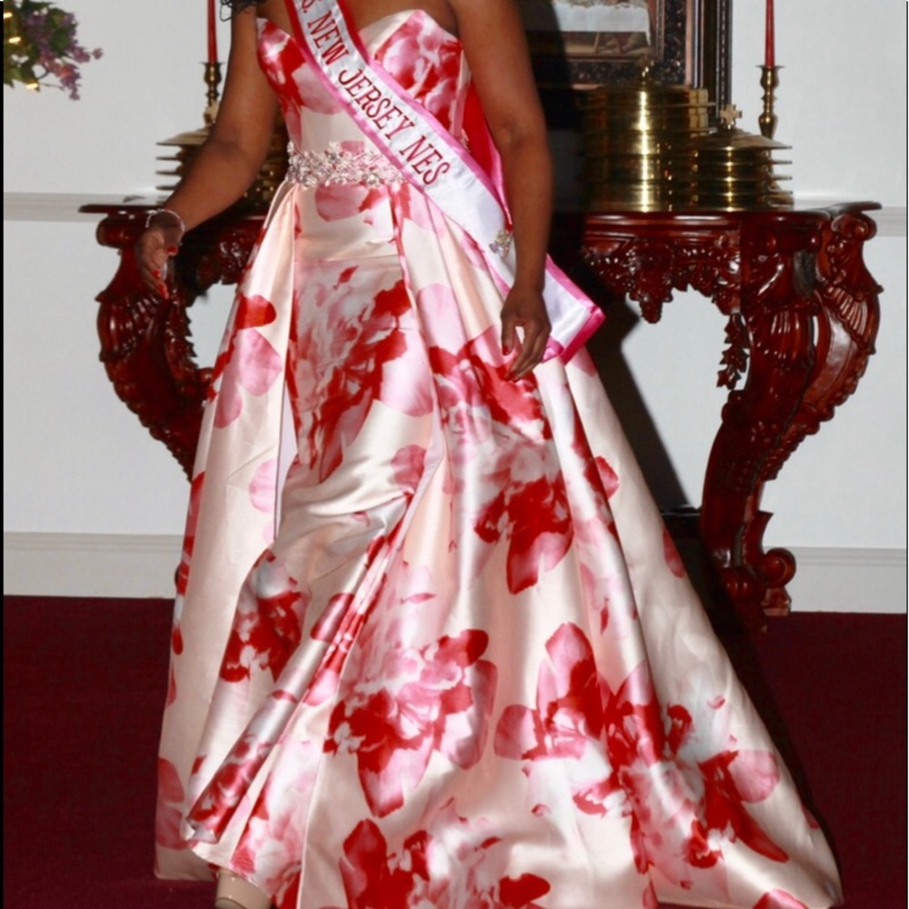 MacDuggal Floral Gown